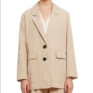 FUNG LAN AND CO Oversized Beige Blazer Jacket NWT